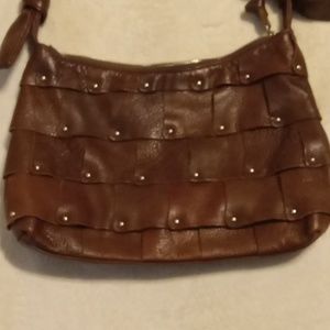 Makowsky Soft Brown Leather Tote